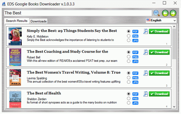 EDS Google Books Downloader